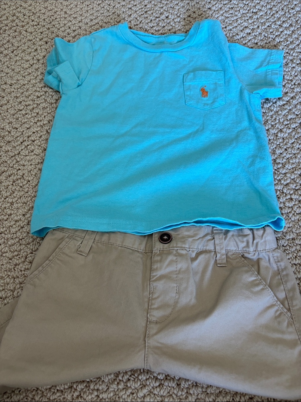 Polo by Ralph Lauren Baby Blue Kids Tee 18 Months